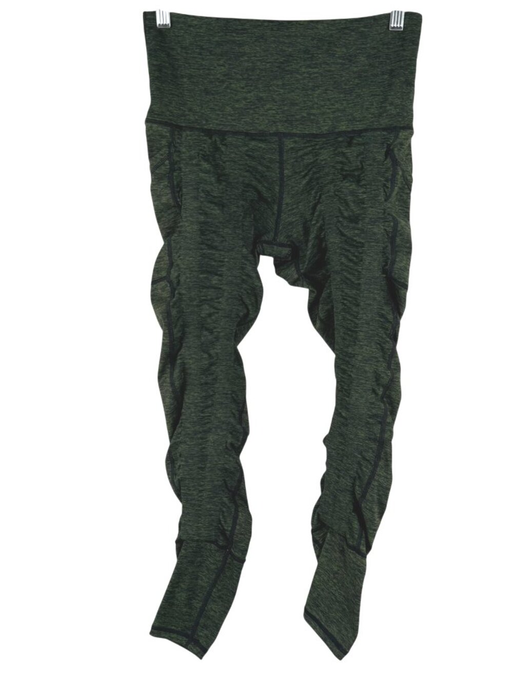 Sweetflexx Resistance Leggings Size 8 Green Stretch Polyester Spandex PT-2831
